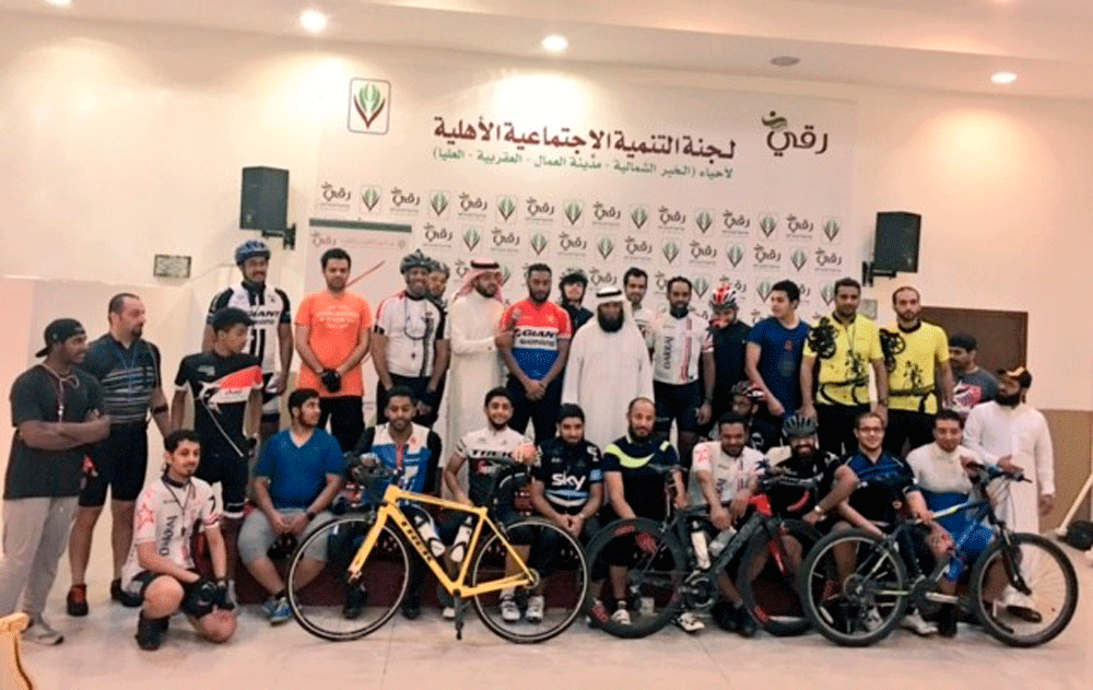 32 دراجًا ينشرون ثقافة ركوب الدراجات عبر لجنة أحياء الخبر الشمالية