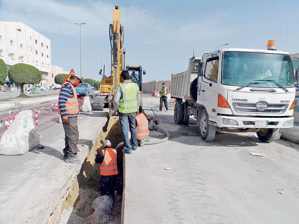 مشاريع الصرف الصحي بمحافظة القطيف (اليوم)