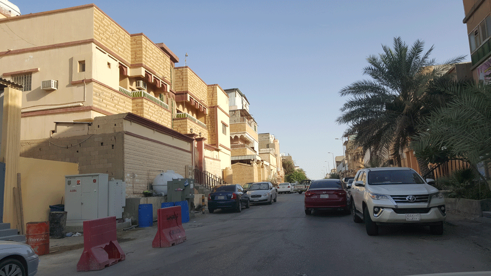أحد شوارع حي المسعودي (اليوم)
