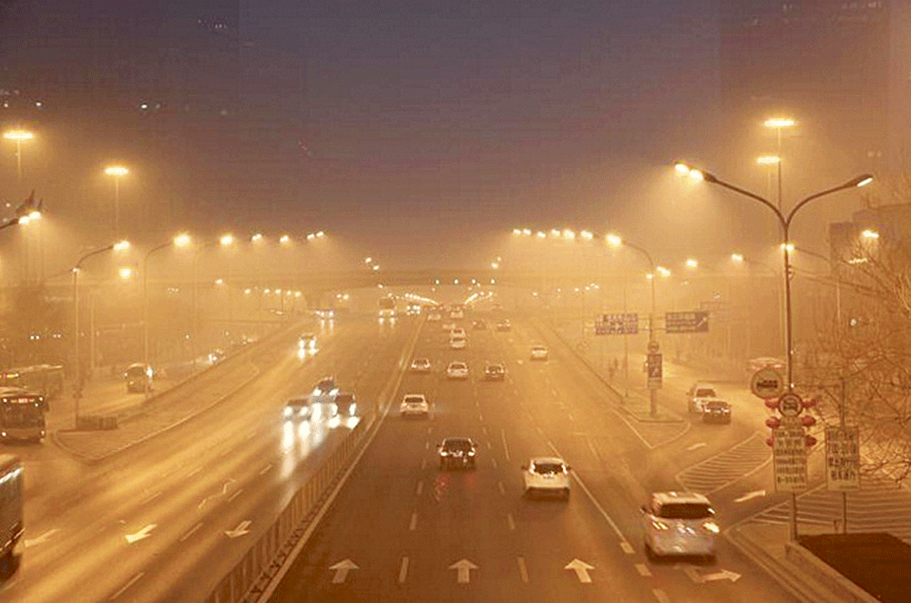 مساعٍ صينية للسيطرة على الضباب الدخاني وتلوث الهواء (اليوم)