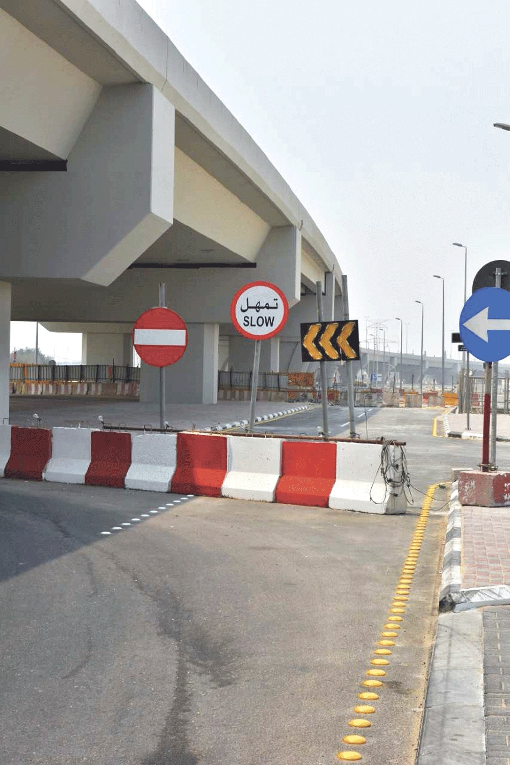 مشروع جسر ونفق تقاطع طرق الأمير متعب (تصوير : طارق الشمر )