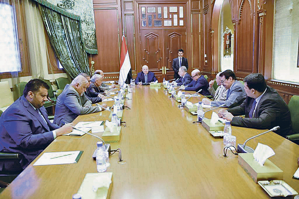 الرئيس اليمني ترأس أمس اجتماعاً لهيئة مستشاريه بحضور وزير الخارجية (سبأ) 