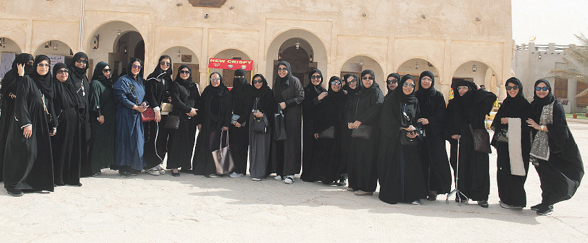 .. وداخل «بيت الشرقية» في الجنادرية (اليوم)