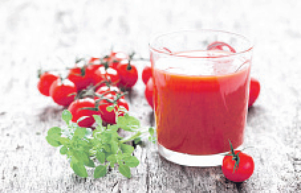 عصير الطماطم يخلص من جفاف الحلق (الوكالات) 