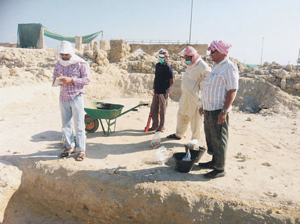 الفريق بدأ أعمال التنقيب قبل أيام