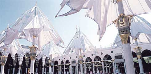 مظلات الحرم النبوي