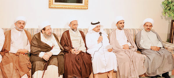 الشيخ فوزي السيف - الشيخ حسن الخوليدي - ذكي البحارنة - الشيخ حسن الصفار - الشيخ جعفر الربح 